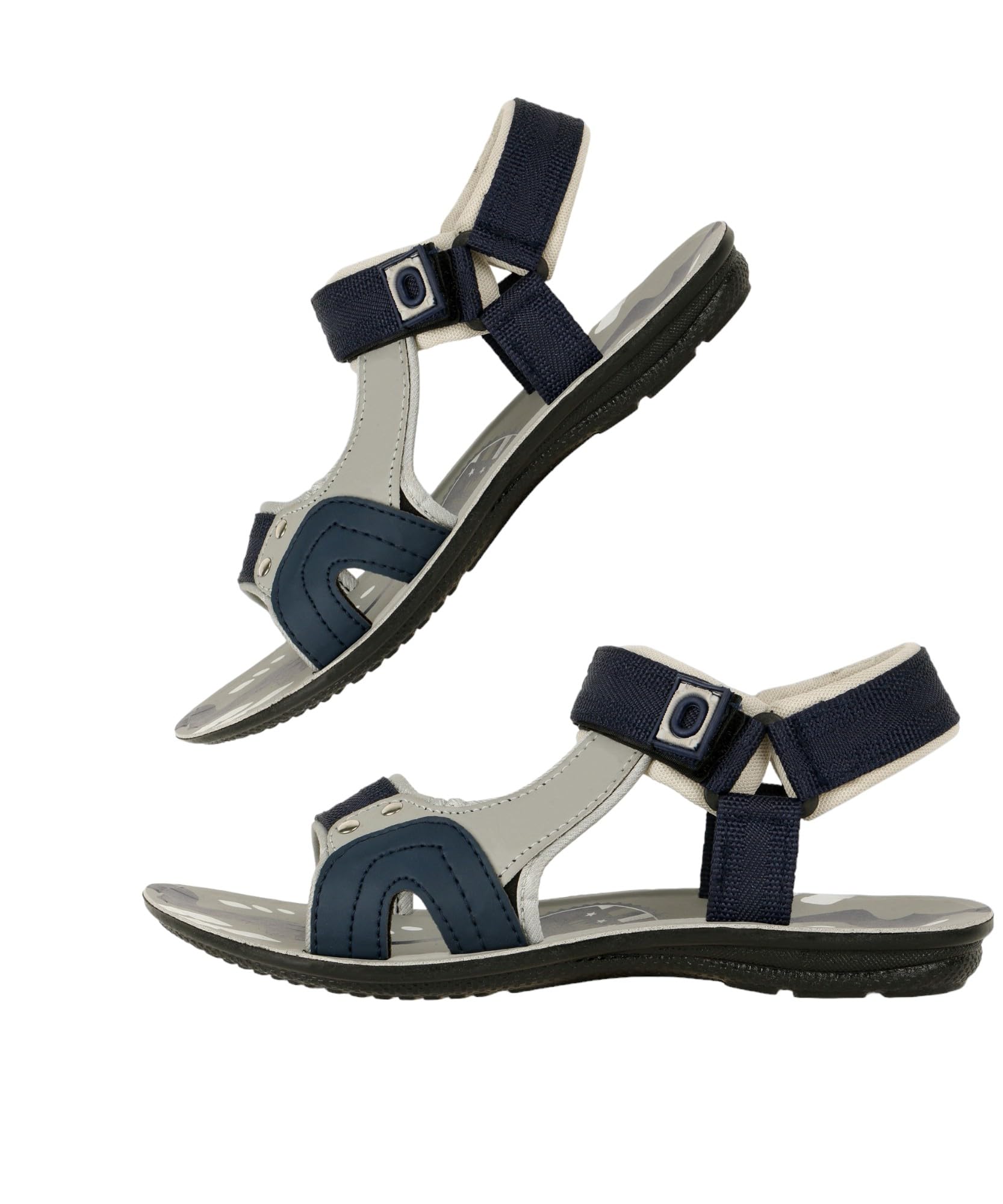 GeNIAL Men Blue Sandals | Size - 7 | SUPER16-GRY/BLU-7 (B0CVL3SYDH) Amazon Price History, Amazon Price Tracker