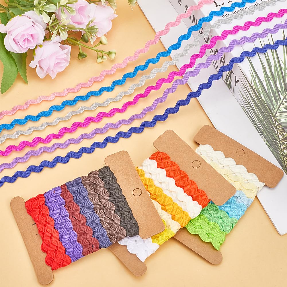 ribbon gather rib blouson 【PELLICULE】 Amazon.com: GORGECRAFT 24 Yards 4 Styles RIC Rac Ribbon 1/4