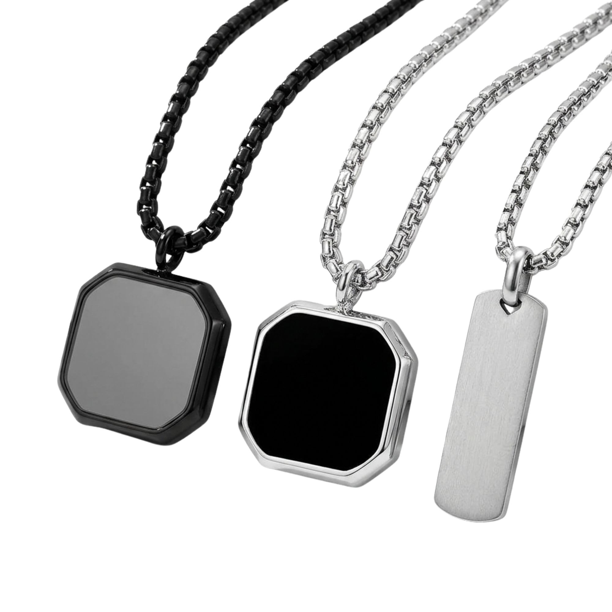 Giftsroot Stainless Steel Arrowhead Pendant Necklace - Image 1