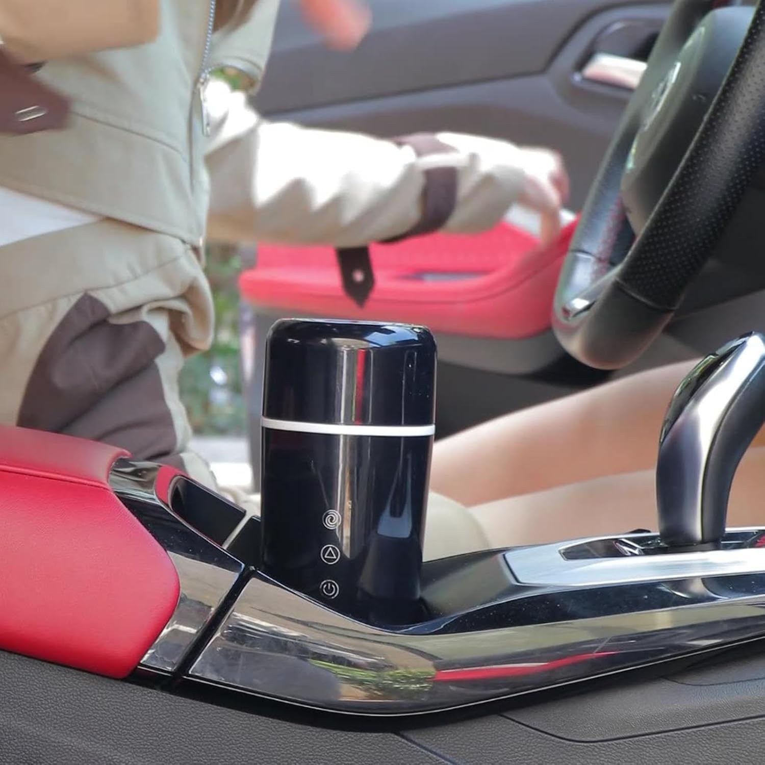 Hervidor eléctrico para coche de 12 V/24 V, portátil, de viaje, de acero inoxidable apto para uso alimentario, fácil de transportar, ideal para viajes, camping y coche.