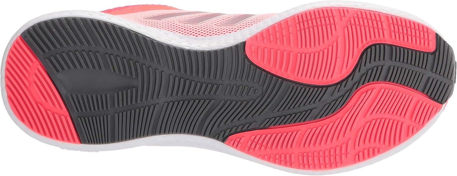 adidas womens Edge Lux 4 Running Shoe 5 Signal Pink/Silver/White