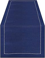 Vista 27 de SARO LIFESTYLE Mantel con borde cosido con dobladillo, negro, 72"x72