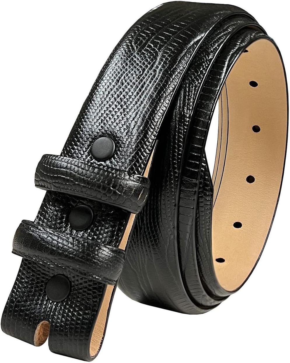 Cowhide Full-Grain Genuine Leather Dress Belt Strap,1''(25mm)&1-1/8"(30mm)&1-1/4"(32mm) Wide