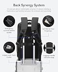 MARK RYDEN Business Backpack for Men, Waterproof High Tech Backpack with Sport Car Shape Design and USB Charging Port, Travel Laptop Backpack Fits 17.3 Inch Notebook