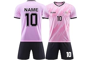 Personalized Soccer Jersey Set for Kids and Adults: Express Your Passion on the Field
