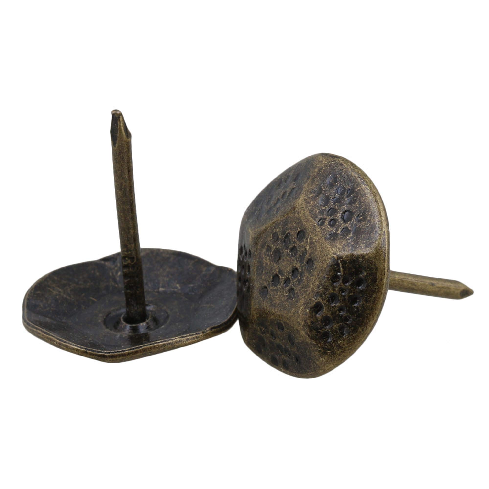 Yibuy Lot de 50 clous décoratifs en bronze 23 x 20 mm