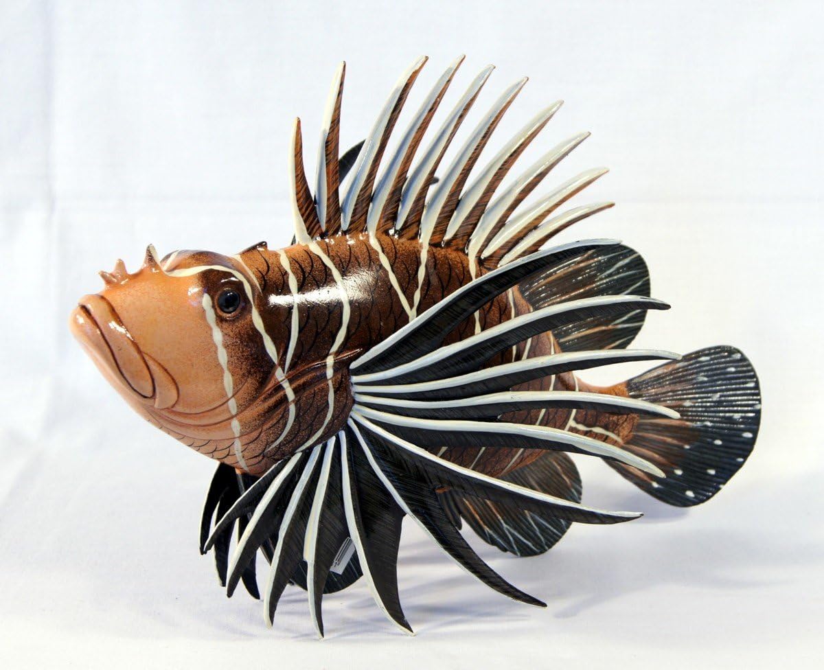 Amazon.com: LX Handpainted Tropical Lionfish Lion Fish Replica Statue