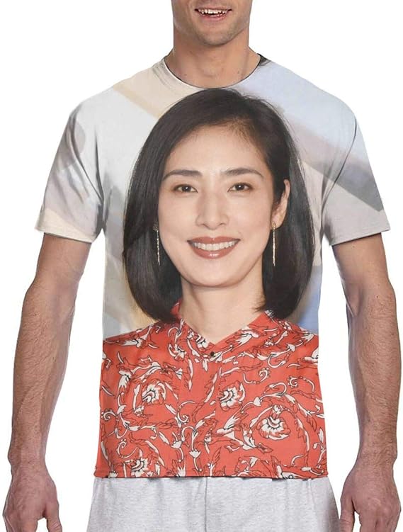 Amazon Co Jp 天海祐希 3 オシャレ 男女兼用 3d プリント カジュアル カップル 半袖 青少年 夏服 面白い柄 派手 トップス 吸水速乾 Tシャツ 柔らかい 快適 スリムフィット ティーシャツ ファッション