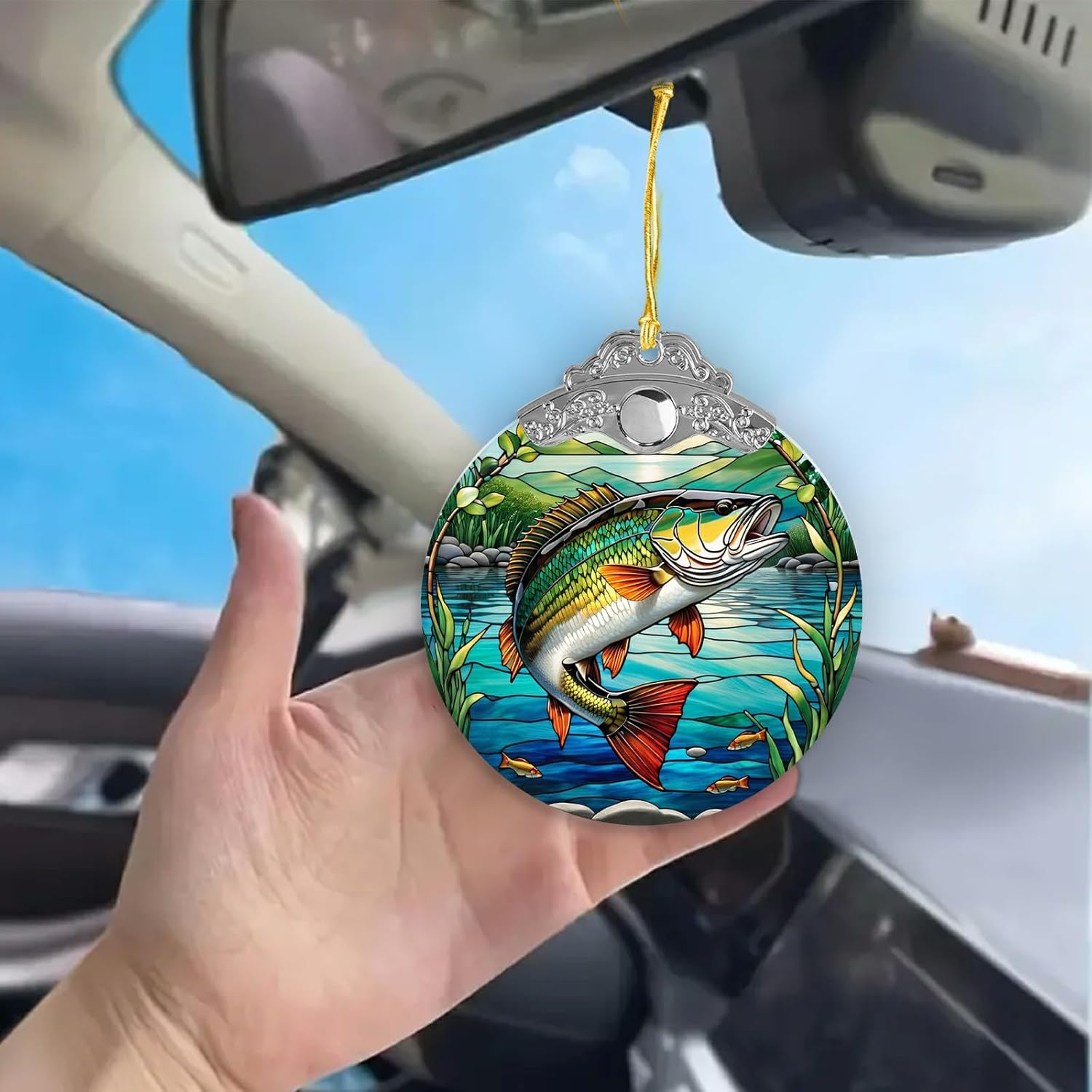 Bass Christmas Ornament,Bass Ornaments for Christmas Tree 2025 Merch Holiday Decor Keepsake Xmas Tree Ornaments Fish Gifts Farmhouse Living Room Home Decoration - Image 4