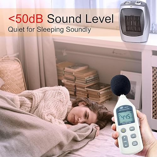 Miniatura 7 de GiveBest Calentadores de espacio portátiles para uso en interiores, calentador eléctrico de cerámica para espacio pequeño para dormitorio, oficina,