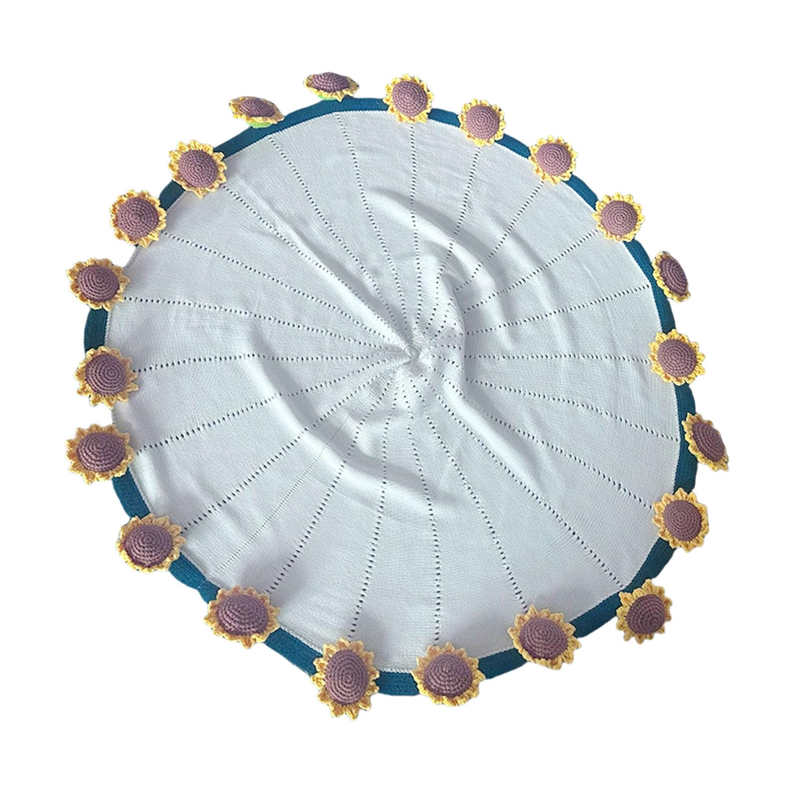 Tapis de tournesols Zhoushen en fibres acryliques douces pour débutants