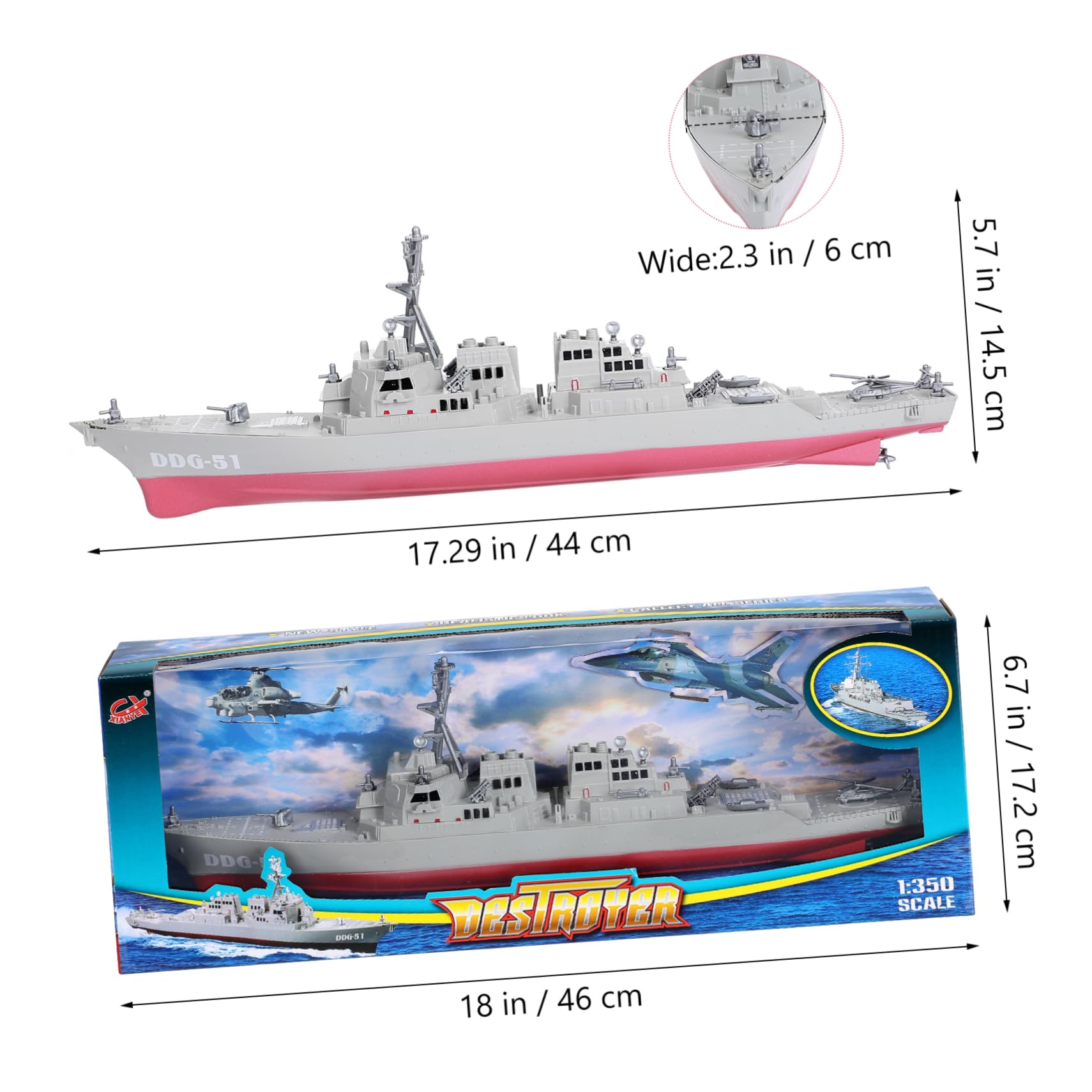 ERINGOGO Ship Model Decoration for Boys Birthday Fans for Table Bookshelf Desk Display