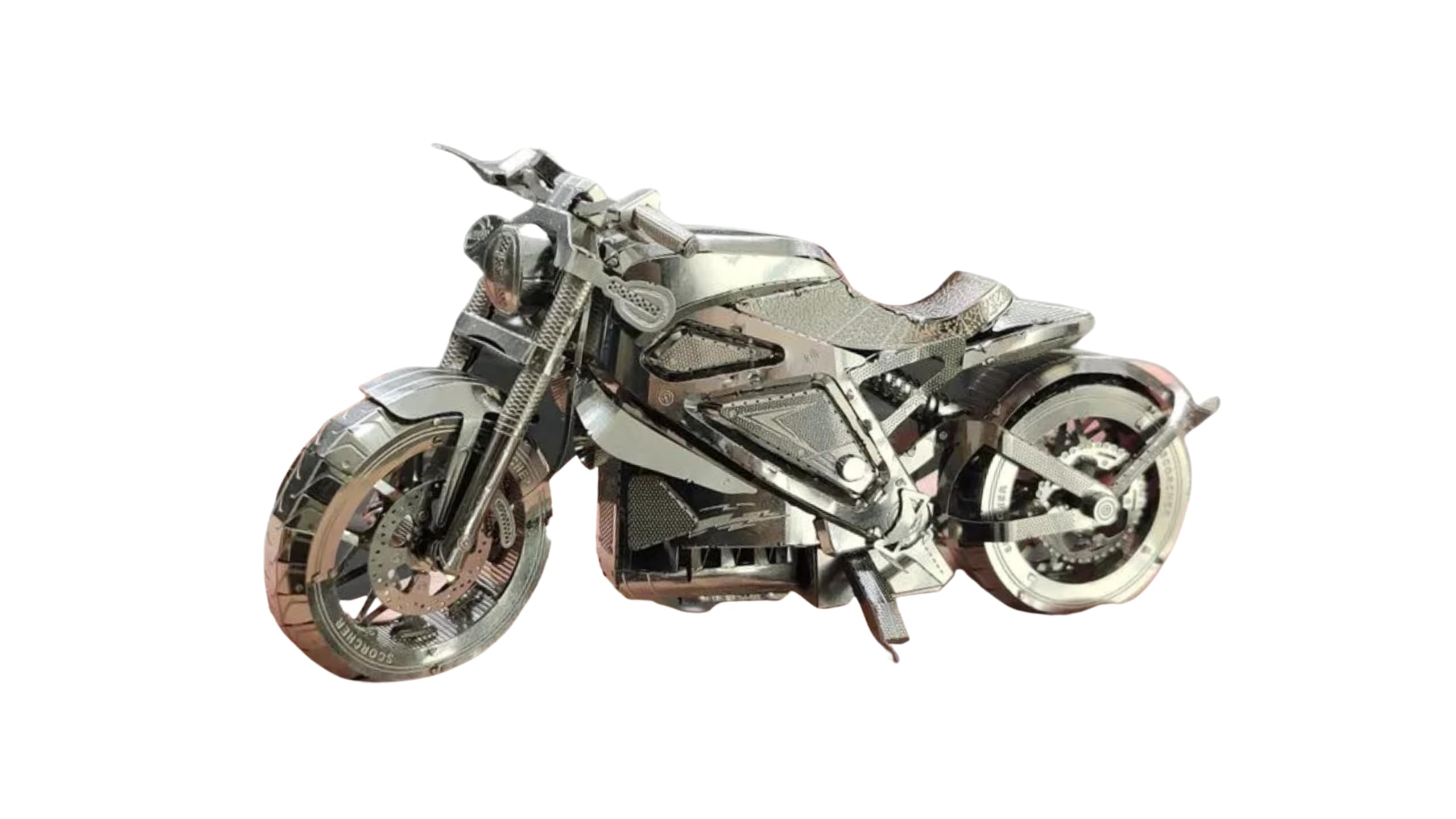 Metal Zone Moto Avenger Puzzle 3D de Metal. Maqueta para Construir Moto. Rompecabezas de Metal 3D de Vehiculos. Puzzle 3D de Metal para Adultos de 12,8 x 4,3 x 6,2cm