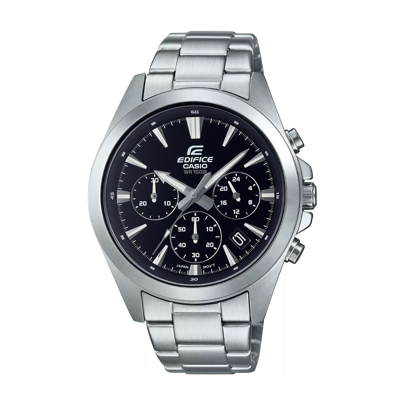 Casio Edifice Chronograph Steel Bracelet Analog Mens Watch EFV-630D-1AVUEF