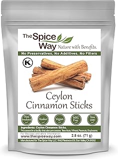 The Spice Way True Cinnamon Sticks - Ceylon Cinnamon stick 2.5 oz