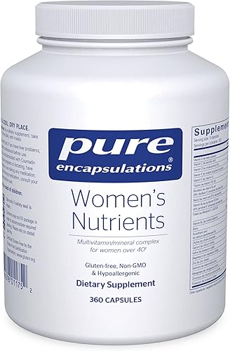 Pure Encapsulations Nutrientes para mujeres  Multivitamínicos para mujeres mayores de 40 años para apoyar la salud del tracto urinario, la salud de