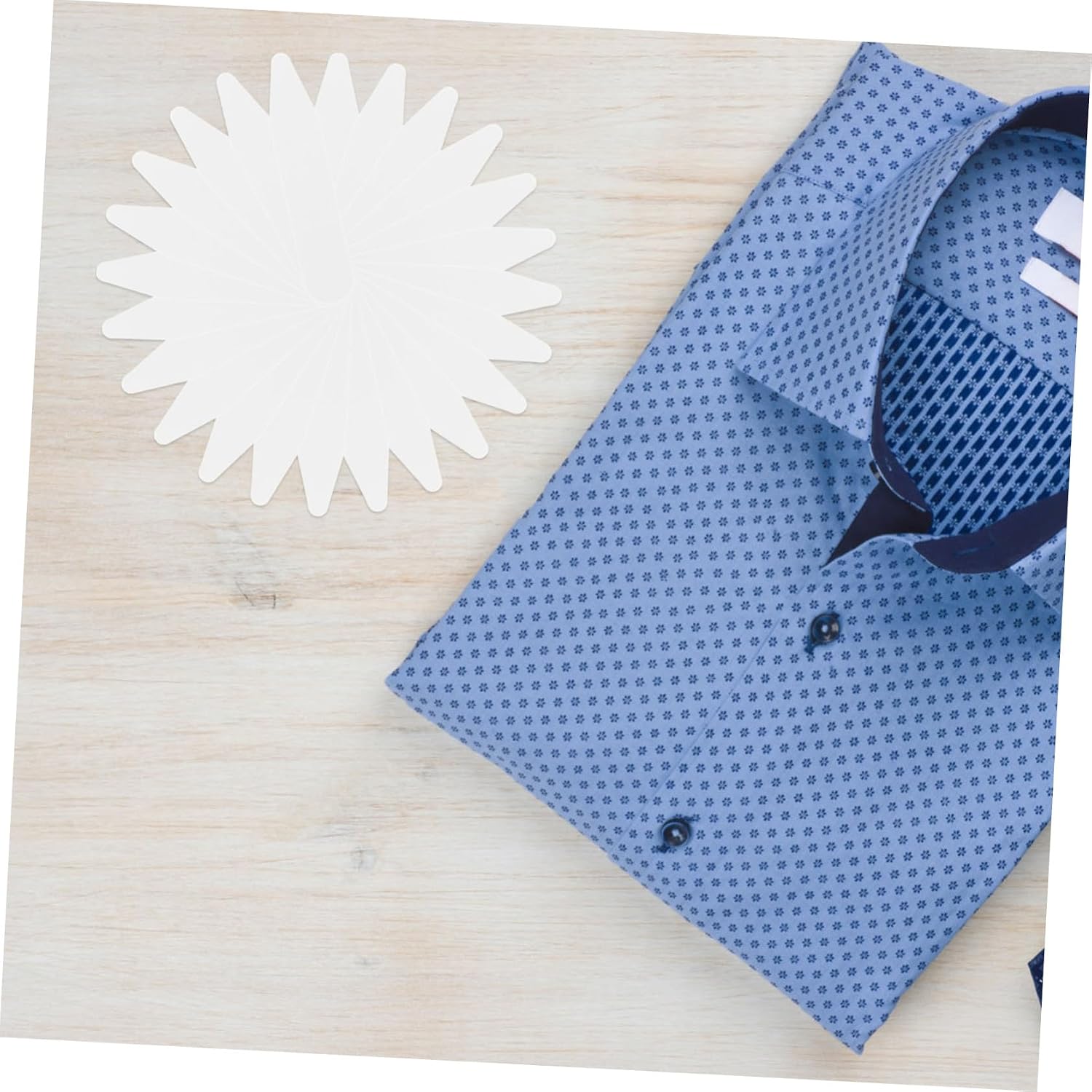 100pcs Collar Support Holder Plastic Collar Stays for Men Dress Shirts Corner Support