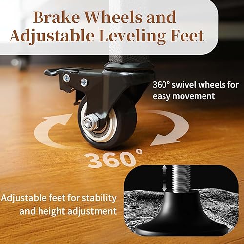 Miniatura 6 de Jaula grande para perros de 37.9 pulgadas, estilo mueble, con almohadilla para mesa auxiliar, jaula resistente para perros medianos y grandes,