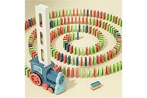 Automatic Stacking Creative Domino Train Toys