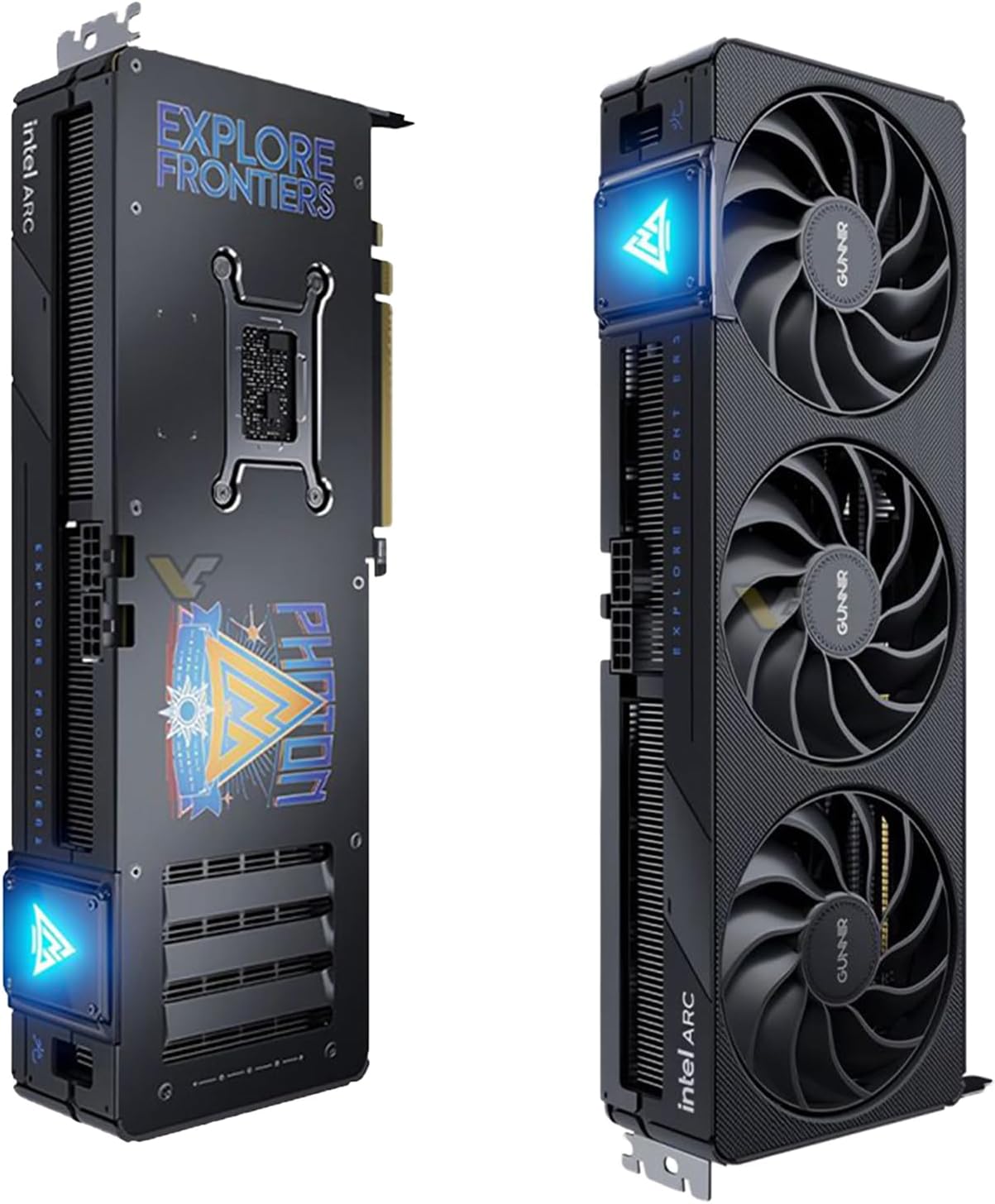 GUNNIR Intel Arc B580 Photon OC 12GB GDDR6 2850MHz Graphics Card | Triple Fan Cooling | 192bit | HDMI 2.1 + 3X DP 2.1 | 4K Gaming & Ray Tracing (Black)