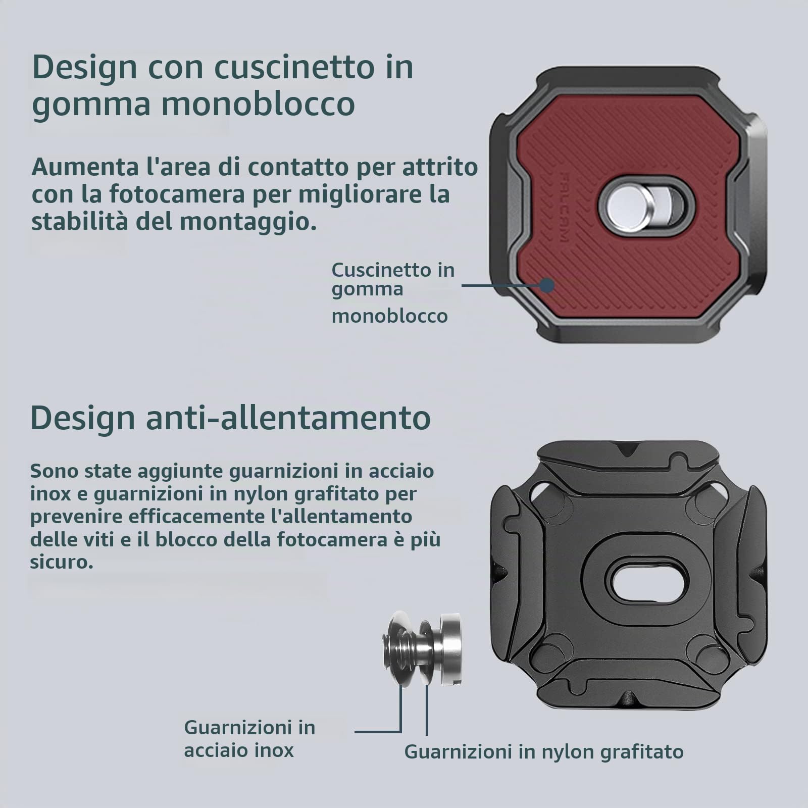 ULANZI F38 Camera snelkoppelingsplaat met schouderriemhouder, snelsluiting voor schouderbanden Kit V2, Arca Swiss Quick Release plaat met 1/4 schroef, geschikt voor DSLR/Sony/Nikon ULANZI F38 Camera snelkoppelingsplaat met schouderriemhouder, snelsluiting voor schouderbanden Kit V2, Arca Swiss Quick Release plaat met 1/4 schroef, geschikt voor DSLR/Sony/Nikon