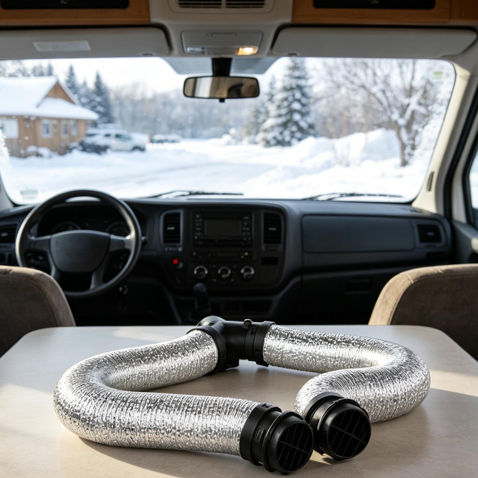 Tubo Flessibile Asciugatrice Condotto di Scarico a Forma di Y per | Tubo flessibile di scarico per riscaldatore Per officina esterno garage HVAC camper camion rimorchio furgone veicol