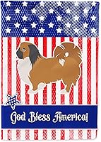 Vista 925 de Caroline's Treasures BB4243GF Bandera de jardín con texto en inglés «Merry Christmas» con texto en inglés «Merry Christmas», bandera decorativa