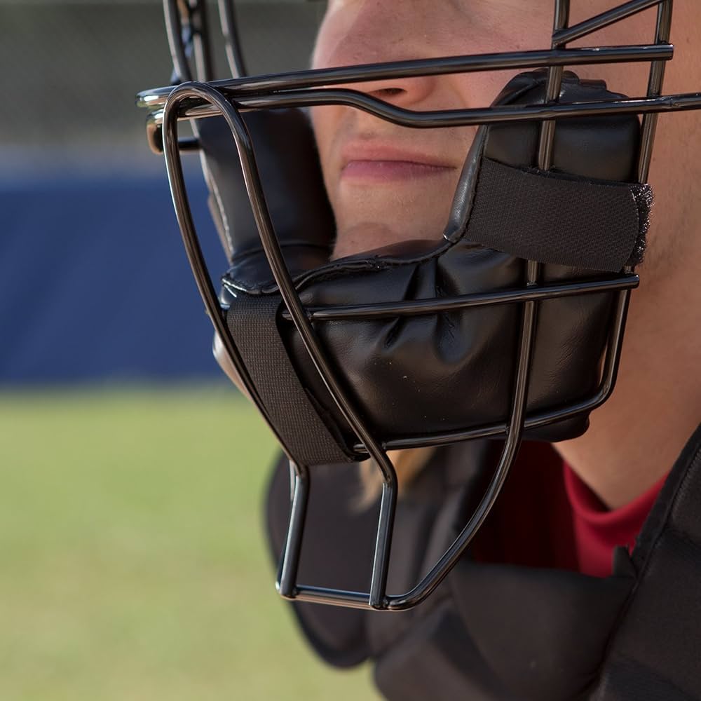 MacGregor ブラック キャッチャー　審判　マスク Amazon | Champion Sports プロ野球大人用マスク 審判と
