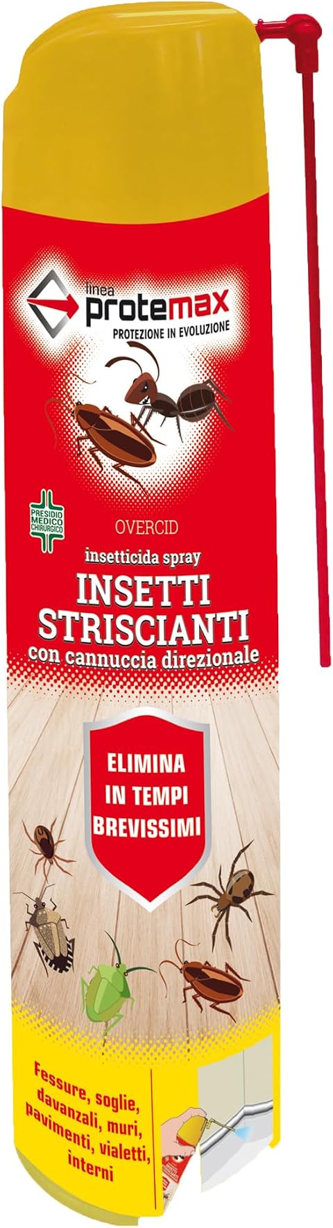 PROTEMAX INSETTICIDA per Insetti STRISCIANTI BOMBOLETTA Spray 500 ML