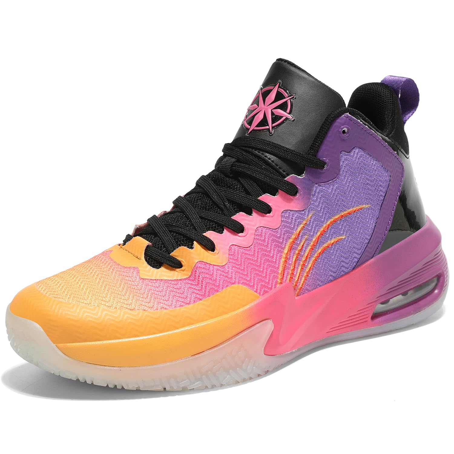 Męskie buty do koszykówki, buty sportowe, amortyzujące wstrząsy, oddychające, do koszykówki, męskie, lekkie buty sportowe, do biegania, antypoślizgowe, sportowe sneakersy, bsk f32, 36 EU