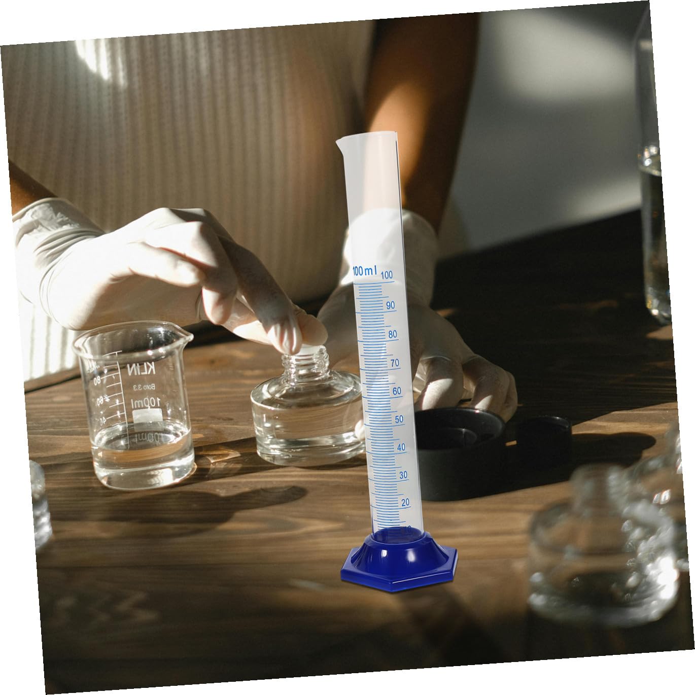 iplusmile 3sätze Graduierter Messzylinder Pipette Und Reinigungsbürsten Hochtransparente Und Kunststoffkonstruktion Für Präzise Messungen Im Labor