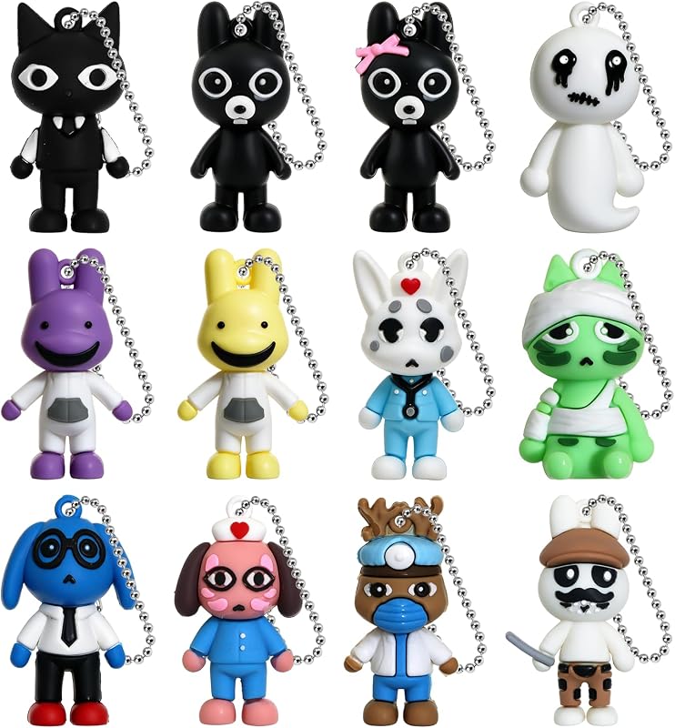 12 PCS Animal Hospital Action