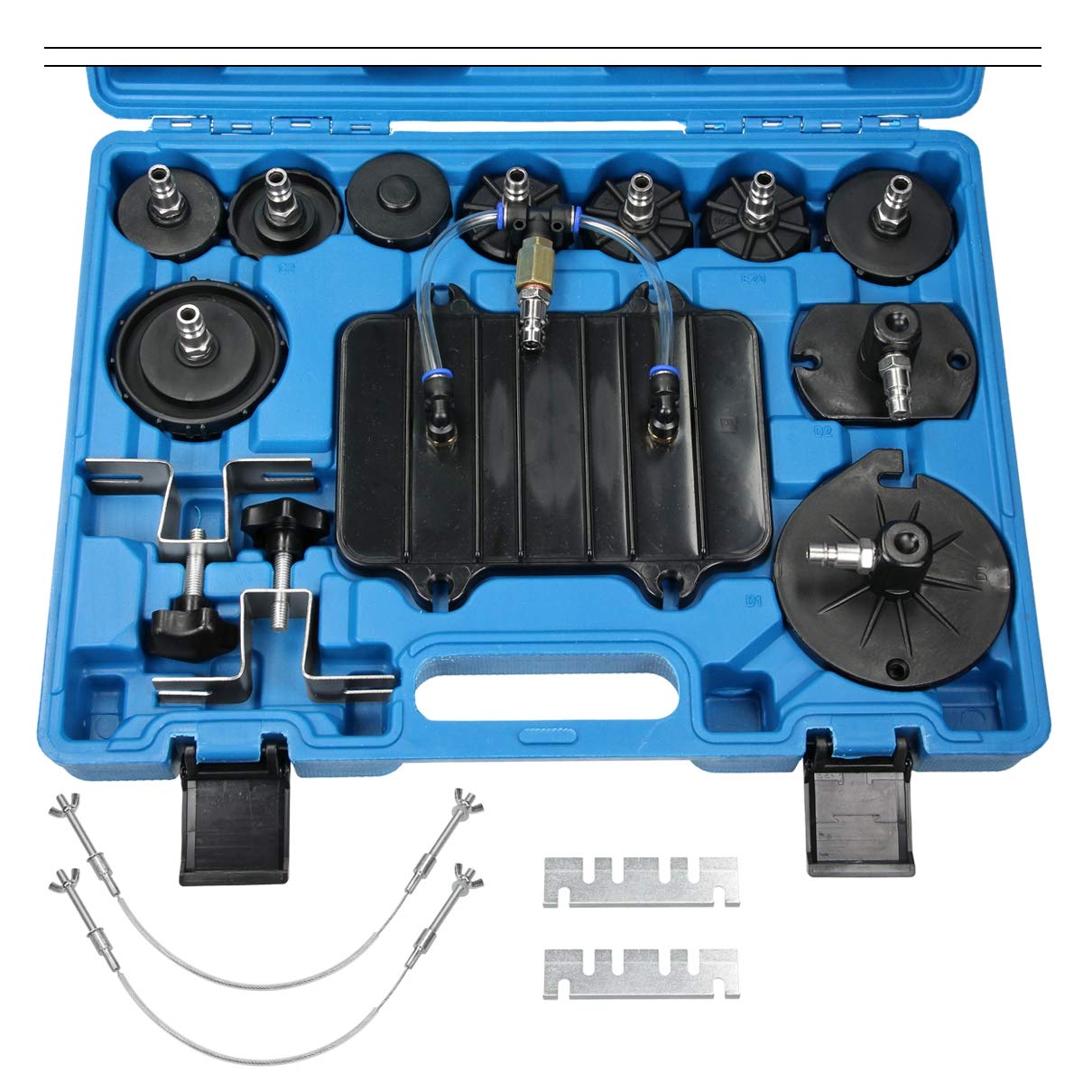 Bremsen-Entlüftungsset Mit Vakuumpumpe – Inkl. Manometer, Adapter & Behälter, Für Auto & Motorrad