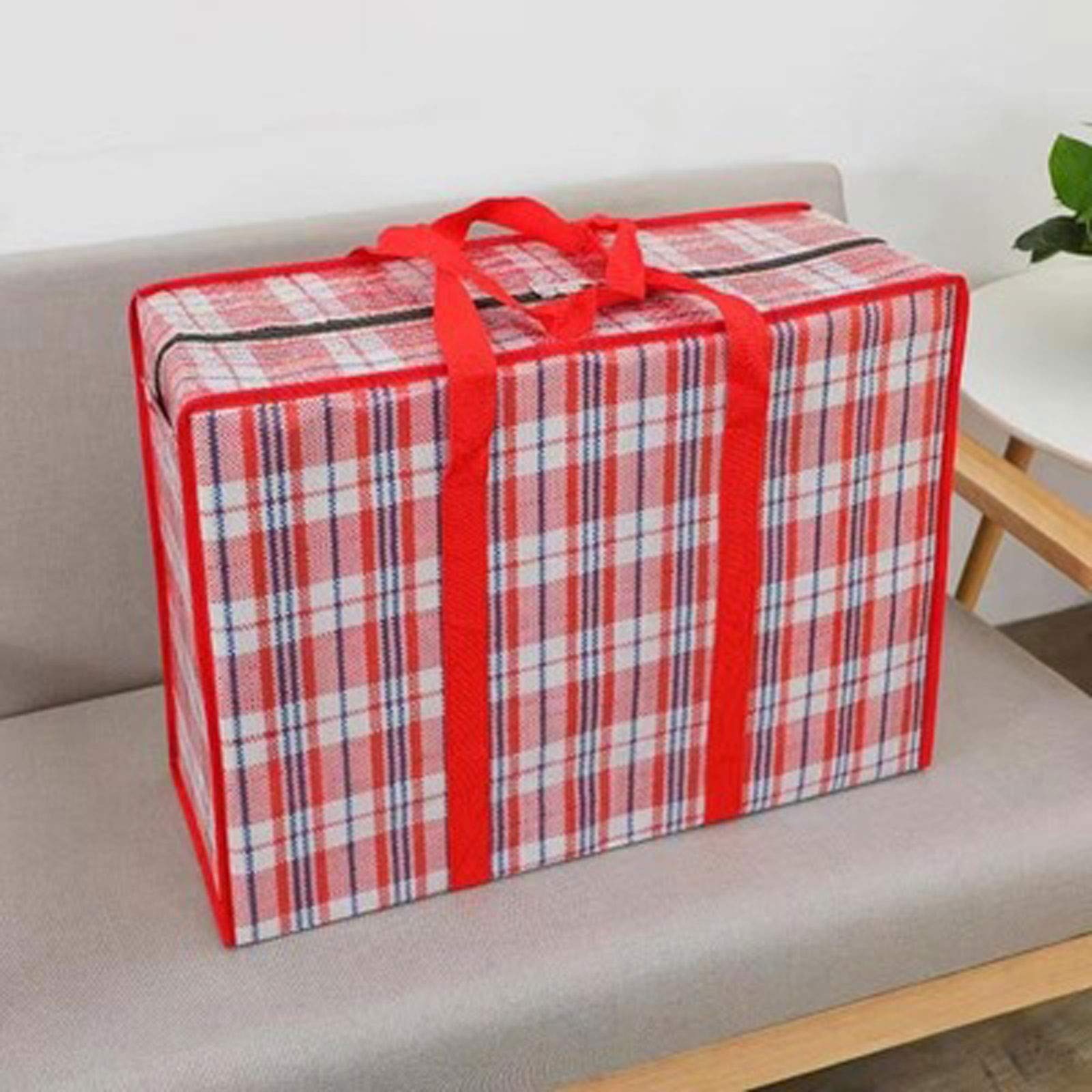 4 Pieces Large Storage Laundry Shopping Bags Reusable Store Zip Bag Jumbo Storage Bags With Zips,Extra Large Storage Organizers,Underbed Storage Solutions,Moving And Wardrobe Storage