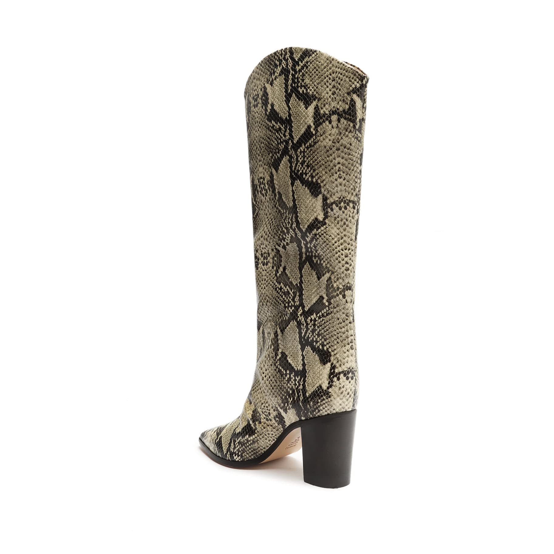 SCHUTZ Maryana Block Natural Snake 7.5 M