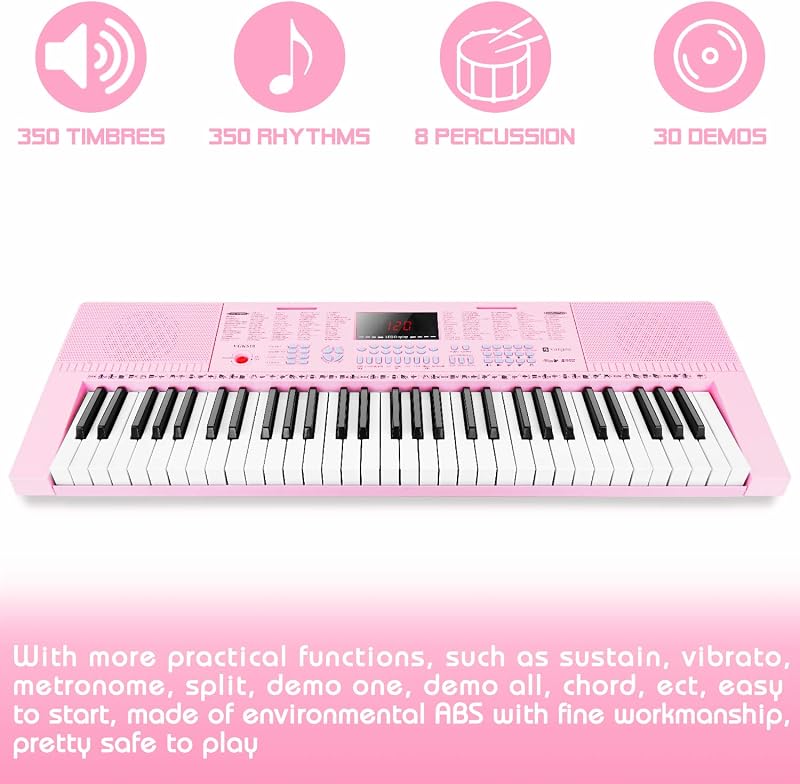 Vangoa elektronikus zongorakeyboard 88 billentyűvel