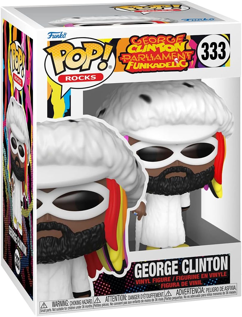 Funko POP! Rocks: George Clinton - Parliament-Funkadelic - Collectable Vinyl Figure - Gift Idea - Official Merchandise - for Kids & Adults - Music Fans - Model Figure for Collectors and Display