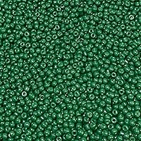 Vista 16 de Bala&Fillic Cuentas de semillas de color verde oscuro de 0.118 pulgadas (0.118 in), aproximadamente 3600 piezas/3.53 oz en bolsa, cuentas de vidrio