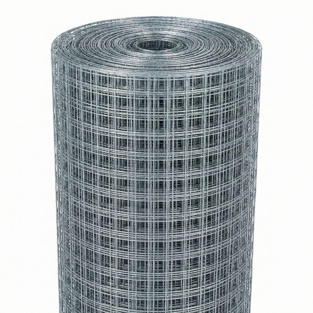 BOBINA MALLA GALV. METÁLICA 6X6-1X25M