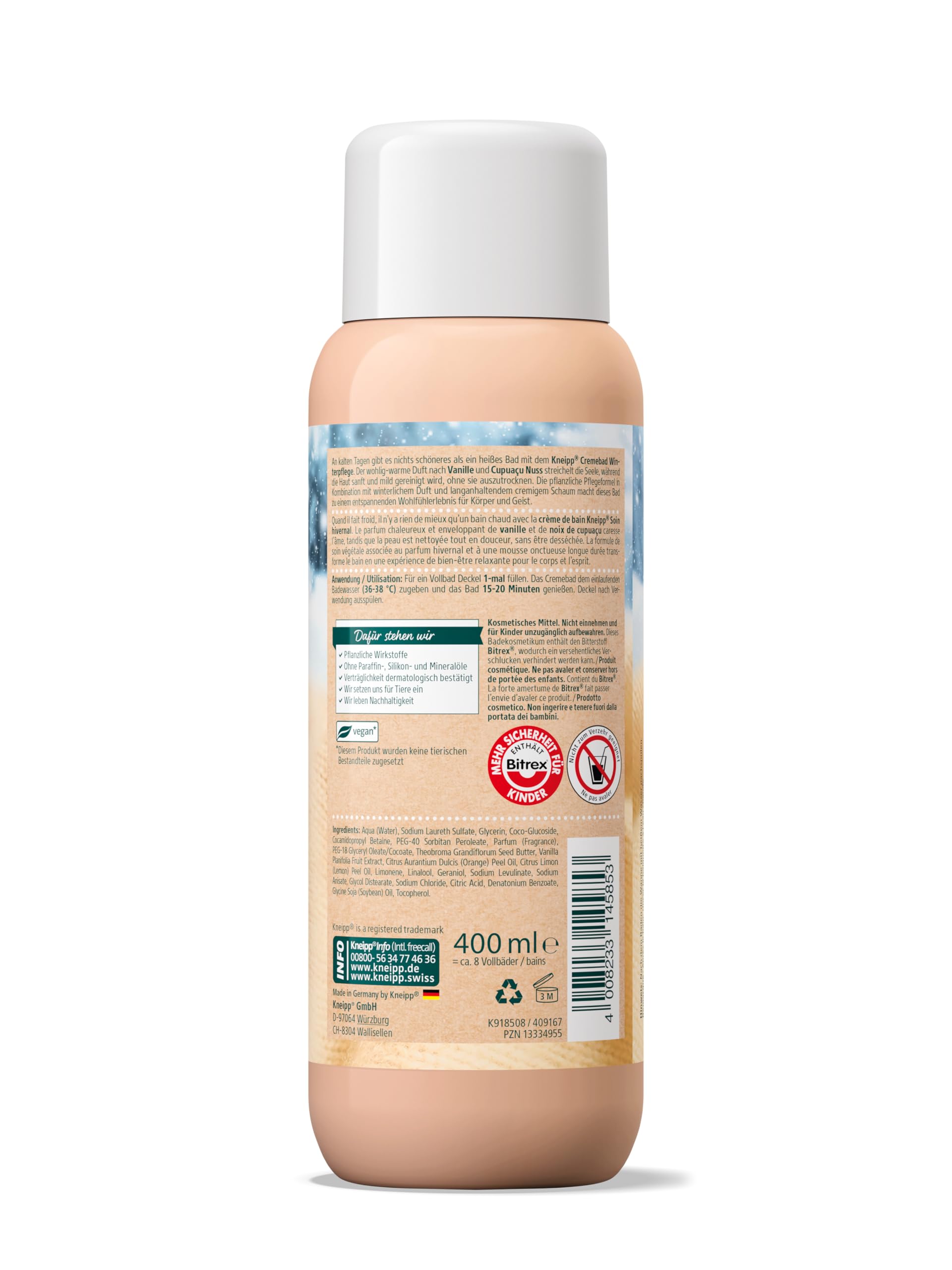 Kneipp krem do kąpieli zimowej (1 x 400 ml)