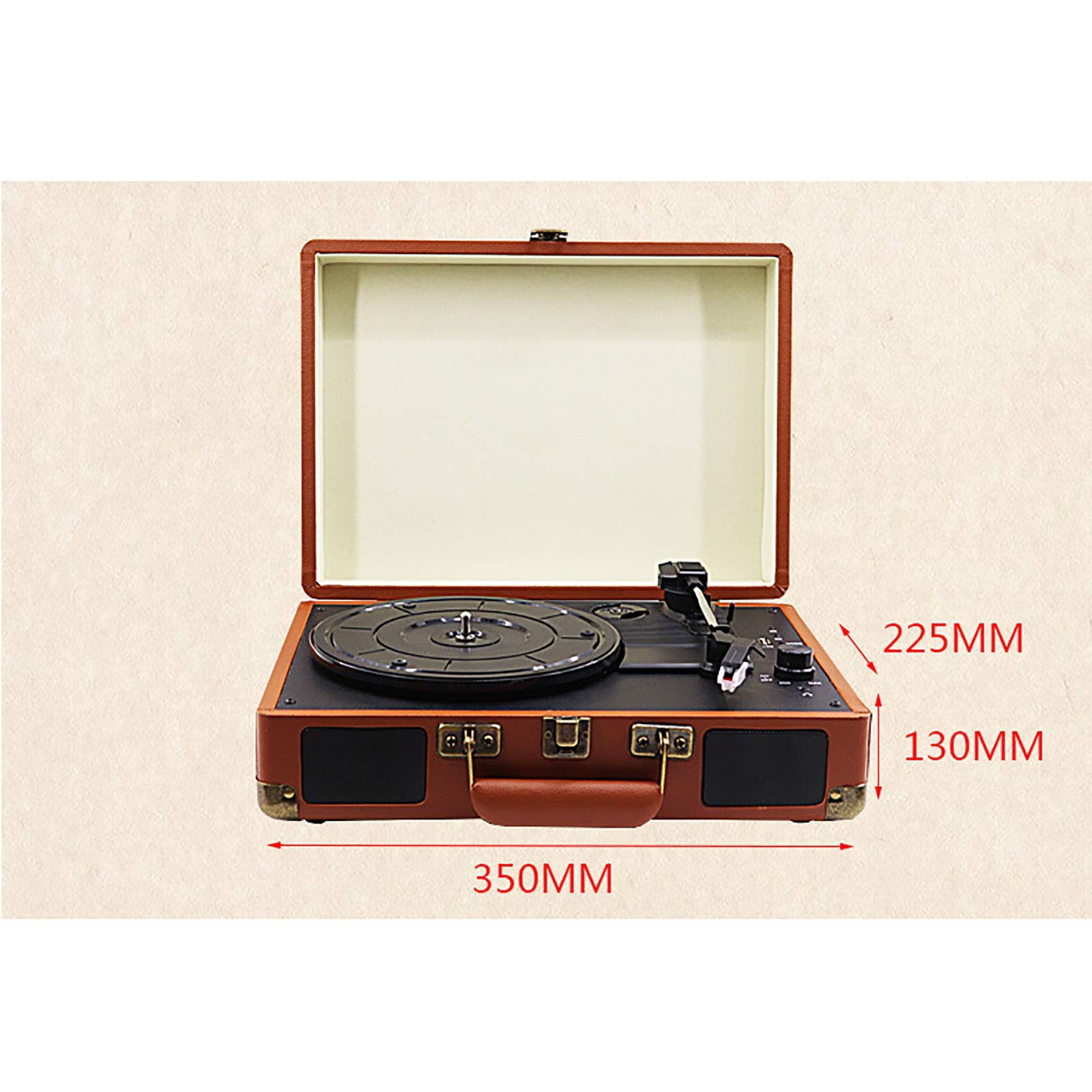 Tourne-Disque Vinyle, phonographe d'album, Haut-Parleur Bluetooth Tout-en-Un, Tourne-Disque Vinyle pour la Maison et Le Bureau