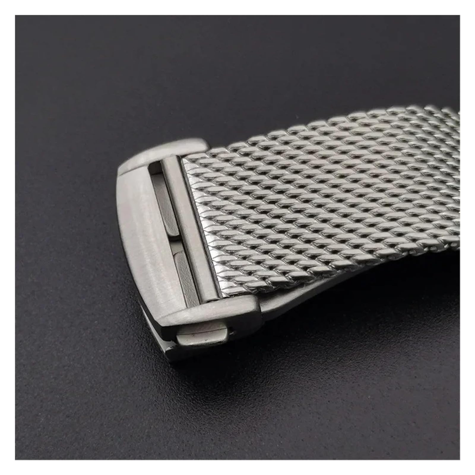 Metalowe Paski Do Zegarków, Pasek Ze Stali Nierdzewnej Z Siateczki 20 Mm/22 Mm, Uniwersalny, Męski, Damski, Metalowy Pasek Z Siateczki Do Zegarków Kwarcowych Lub Smartwatchy/Sier/22Mm