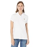 Women's Solid Small Pony Interlock Polo Shirt