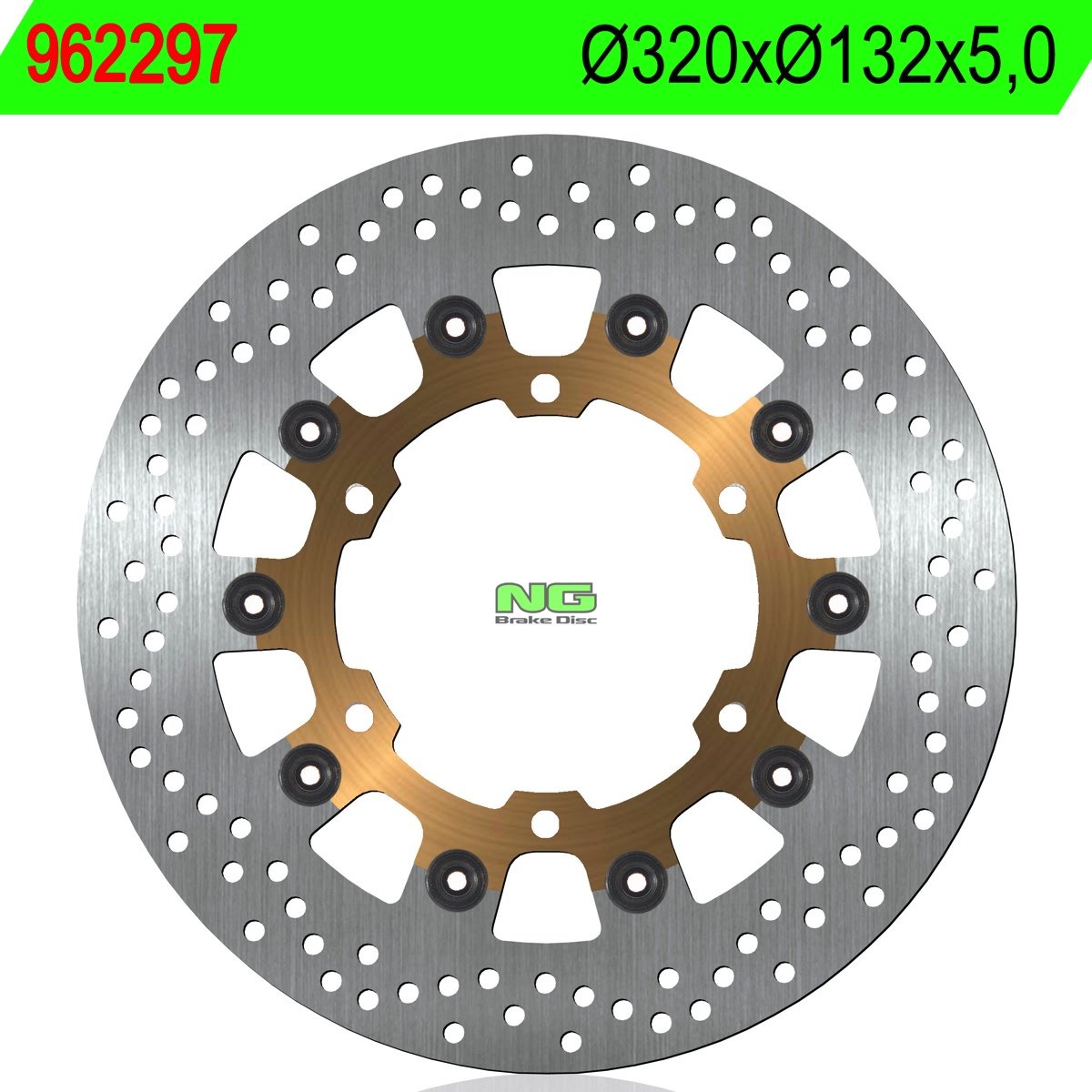 NG - 962297 : Disco De Freno 297 Ø320 X Ø132 X 5