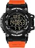 Mens Digital Watches for Men Large Dial Multi-Function Chronograph LED Backlight Luminous Display 5ATM Waterproof Dual Time Stopwatch Shock Resistant Outdoor Sport Watch