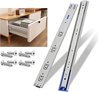 NECILO 12-inch stainless steel soft-close drawer slides