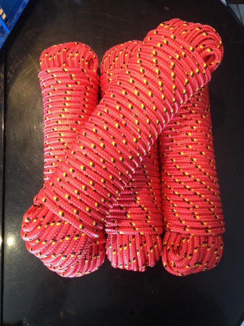 Machermann Festmacherleine Für Boote – 16 Mm X 30 M, Polypropylen, Schwimmend, UV-beständig, Rot