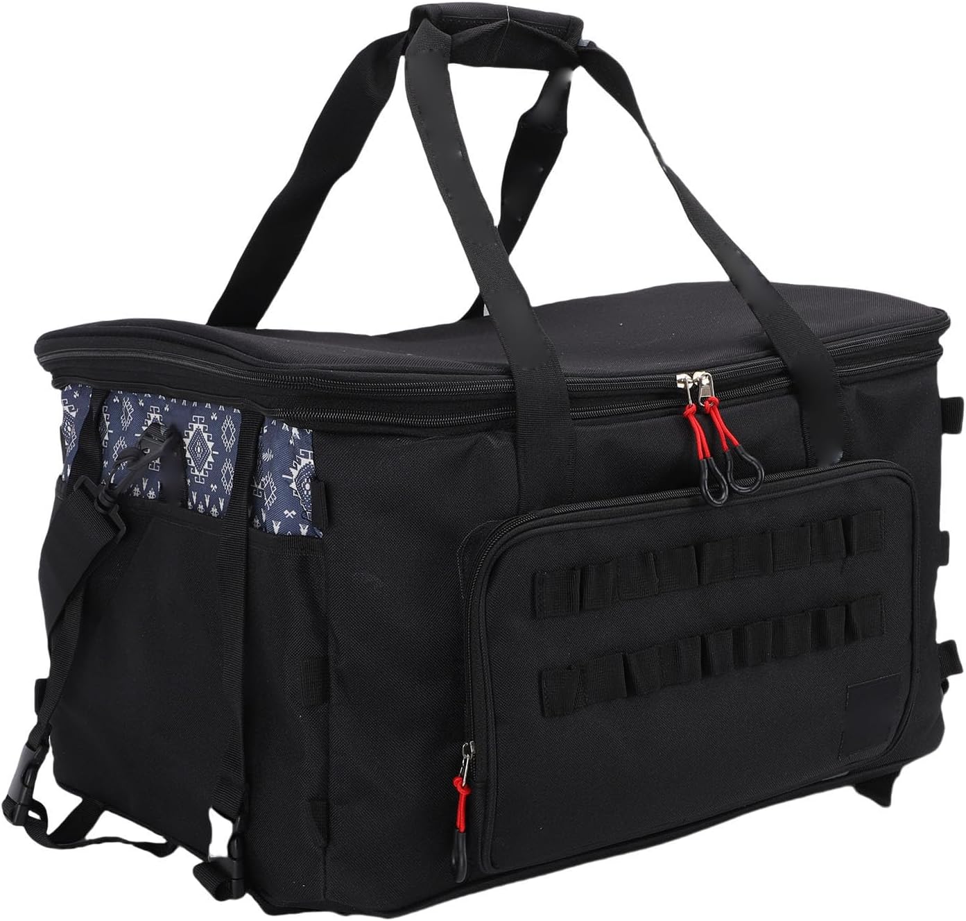RiToEasysports 67L Camping Storage Bag, Oxford Fabric with Adjustable Divider and Multiple Zippered Compartments, for Outdoor Cooking Fishing Hiking and Mountain Climbing