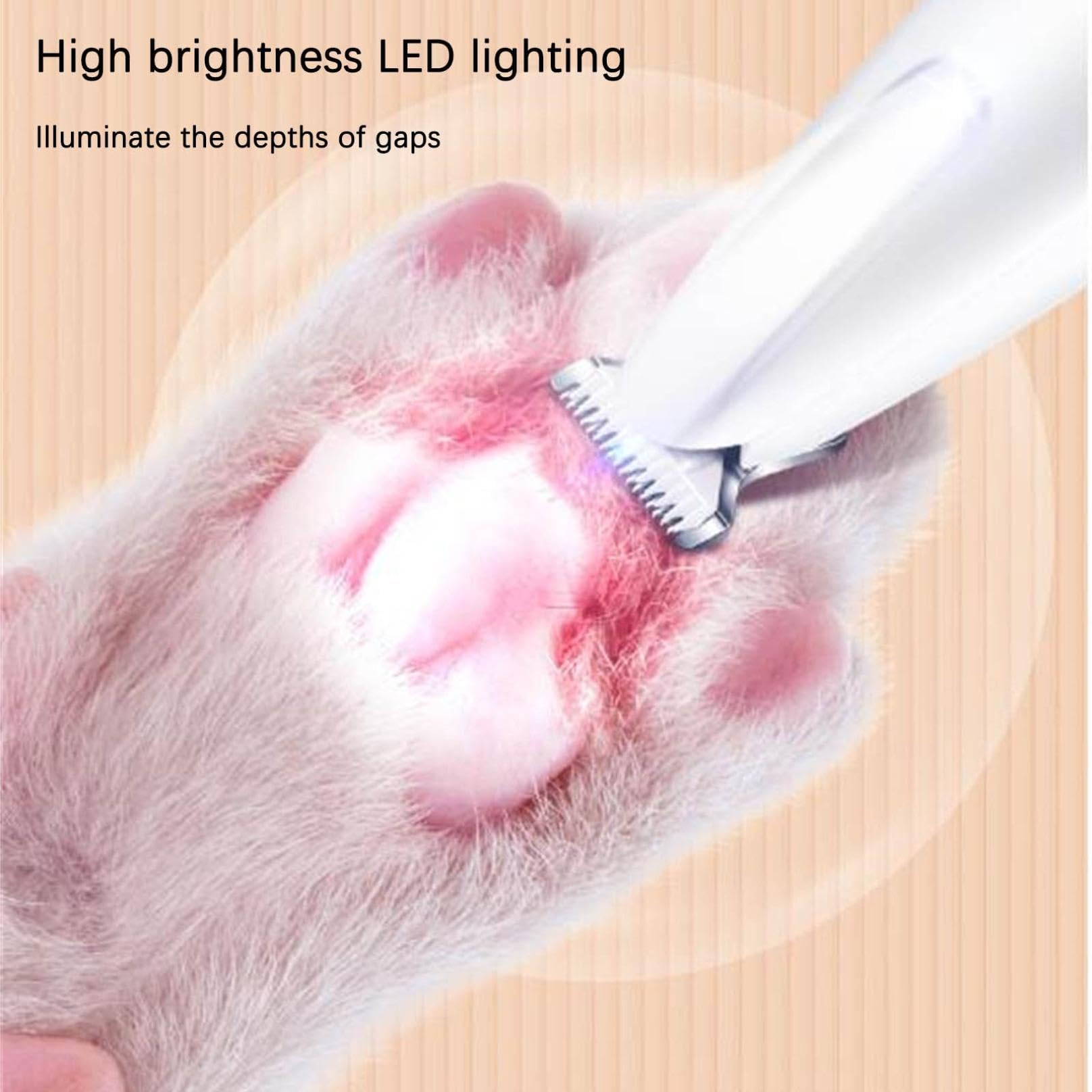 Tondeuse Pour Chat – Tondeuse Électrique De Précision Ultra-Silencieuse, Lames Sûres Et Hypoallergéniques, Ne Blessera Pas Votre Chat, Rechargeable