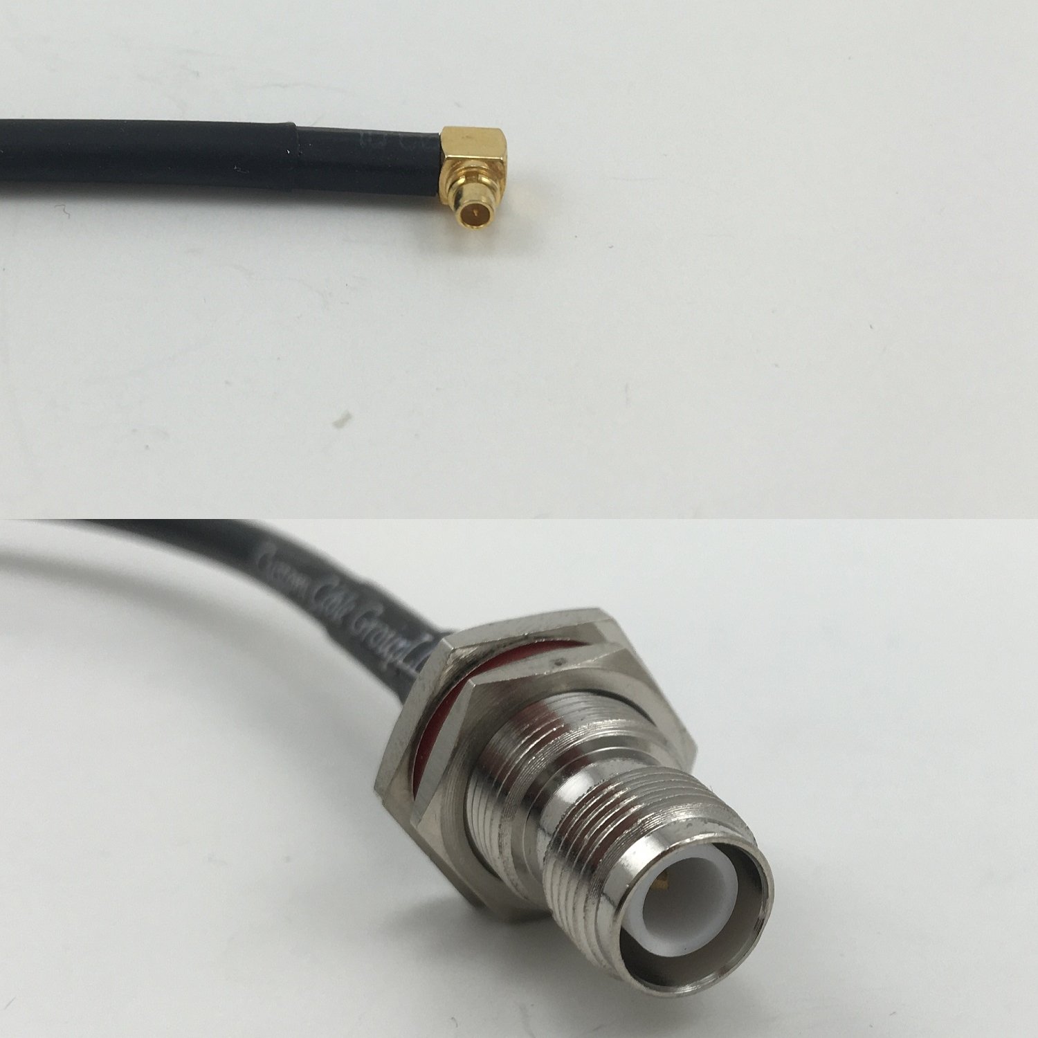 3 feet RG188 MMCX MALE ANGLE to RP-TNC FEMALE BULKHEAD Pigtail Jumper RF coaxial cable 50ohm Quick USA Shipping